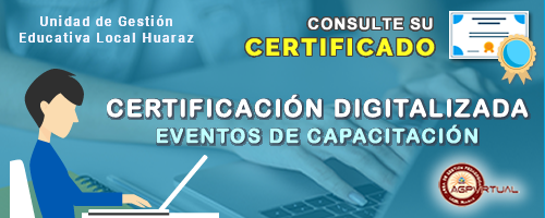 Certificación UGEL HUARAZ